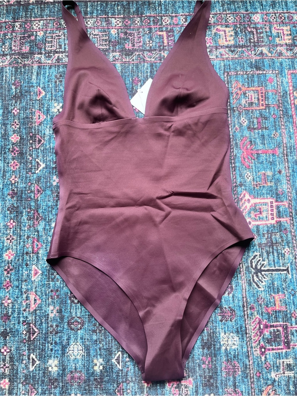 COS Plum One-Piece Swimsuit